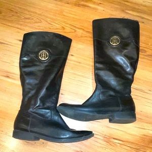 Tommy Hilfiger Women’s knee high black boots